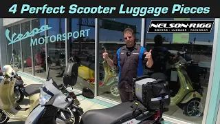 Scooter Luggage! Perfect Luggage Options for your Vespa @VespaMotorsport with @Nelsonriggusa