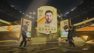 FC24 double walkout！messi & neymar in one pack！！！