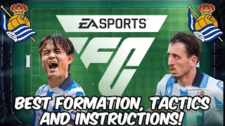 EA FC 24 - BEST REAL SOCIEDAD Formation, Tactics and Instructions