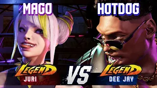 SF6 ▰ MAGO (Juri) vs HOTDOG29 (Dee Jay) ▰ High Level Gameplay