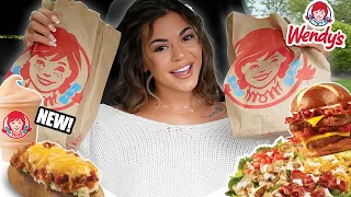 Wendys Mukbang | Trying NEW Menu Items! + Your Unpopular Opinions