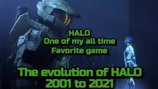 Halo the evolution 2001 to 2021