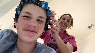 At home perm tutorial 😎