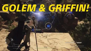 Dragon's Dogma 2 My first Golem plus Griffin fights! Sorcerer Vocation.