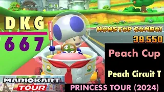 Mario Kart Tour (MKT) Princess Tour (2024) Peach (Ranked Cup): Peach Circuit T Nonstop Combo