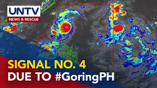 Wind signal no. 4 hoisted in Babuyan Islands due to Typhoon #GoringPH