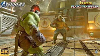 Hulk Ragnarök vs Abomination - Mavel's Avengers Game (4K 60FPS)