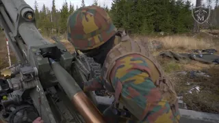 Intense ACTION 105mm ARTILLERY LIVE FIRE EXERCISE