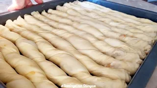 BU YÖNTEMLE BÖREKLER ÇITIR ÇITIR  OLUYOR 🤤MAYASIZ EL AÇMASI PATATESLİ BÜKME BÖREK ✔️