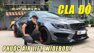 Dân chơi SG độ Widebody MERCEDES CLA cực ngầu, Phuộc hơi Air Lift và mâm BC Forged đắt tiền