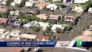 Surveying Tropical Storm Hilary damage in Southern California