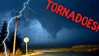 Several Up-Close SCARY Tornadoes and Extreme Weather Strike Iowa