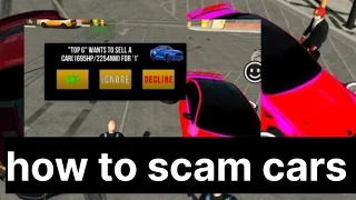 how to scam people's in car parking multiplayer #carparkingmultiplayer #cpm #free