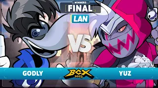 Godly vs Yuz - Winners Final - Brawlhalla World Championship 2023 - LAN 1v1