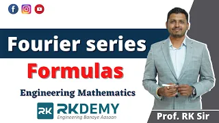 Fourier series Formulas by RK Sir | Engineering Mathematics | RKDEMY