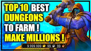 MAKE MILLIONS farming these Dungeons! TOP 10 best SOLO GOLDFARMS | WoW GoldMaking Shadowlands