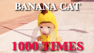 Banana Cat Crying 1000 Times