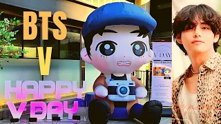 [4K] BTS HAPPY V DAY 2022💜⟭⟬💜TaeHyung Bday Event at Myeongdong Cafeㅣ#v #vbirthday #btsv #vbts #korea