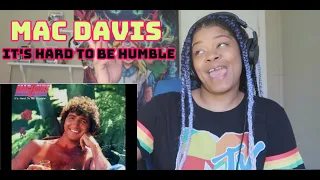 Mac Davis - It's Hard To Be Humble (1980) REACTION!!