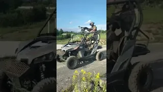 Atv used as a military Veichle by Ukrainians