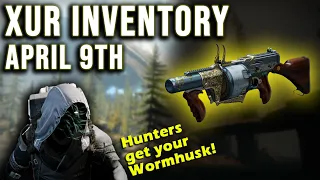 Destiny 2 - Where is Xur - April 9th - Xur Location & Inventory - Prospector - Wormhusk Crown