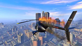 GTA 5 helicopter Engine Failures - Emergency Landings #01