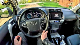 2022 Toyota Land Cruiser SUV 2.8 D-4D (204 hp) 4WD | POV Test Drive | Country roads