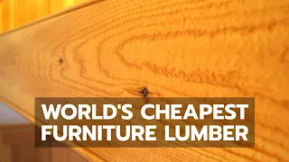 WOODWORKING: World's Cheapest Furniture Lumber