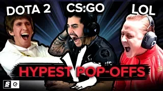 Dota 2 vs CS:GO vs LoL: Hypest Pop-offs