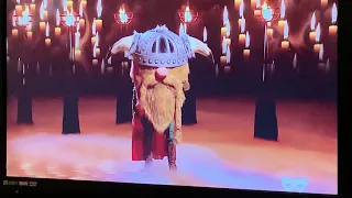 Viking performs songbird the masked singer UK season 2 episode 2