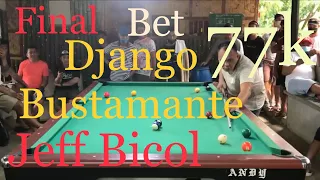 Final  Djanggo Bustamante vs Jeff Bicol @Saliw Dolores Quezon