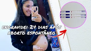 COMO DESCOBRI MINHA GRAVIDEZ APÓS UMA GRAVIDEZ ANEMBRIONARIA 🌈 -  #descobrindoagravidez