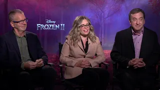 Frozen 2 - Itw Jennifer Lee, Chris Buck and Peter Del Vecho (Cam A) (official photo)