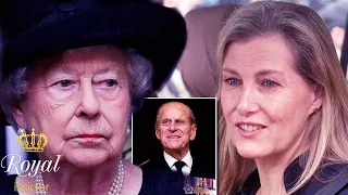 Tearful Sophie just gave a rare update on the Queen after the passing of Prince Philip