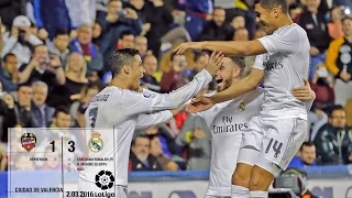 Levante 1-3 Real Madrid (La Liga 2015/16, matchday 27)