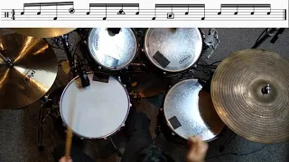 16th note fill drum lesson - Ariel Kasif