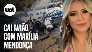 Veja resgate do avião com Marília Mendonça que caiu em Caratinga MG