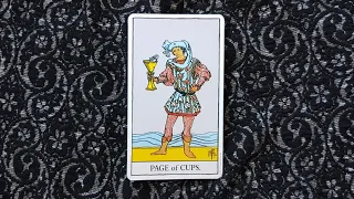 The Page of Cups - From The Rider-Waite Tarot Deck