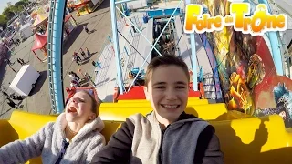 VLOG - SENSATIONS FORTES pour NÉO & LÉVANAH à La FOIRE du TRÔNE 😱 -  Attractions Fête Foraine