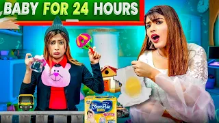 Living Like A *BABY* For 24 Hours Challenge | *Maa pareshan ho gayi* | SAMREEN ALI