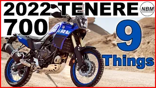 New 2022 Yamaha Tenere 700 Adventure Bike and 9 Things to Know!