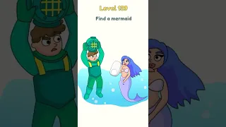 DOP 2 : Draw One Part 2 Level 139 | Find a mermaid | #shorts #ytshorts |#dop2