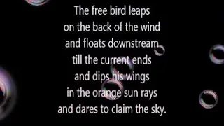 Caged Bird by Maya Angelou