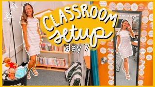 CLASSROOM SETUP DAY 7 | LOTS OF PROGRESS!!