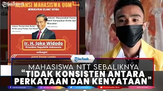 VIRAL Jokowi dikritik BEM UI, Mahasiswa NTT Lakukan Sebaliknya