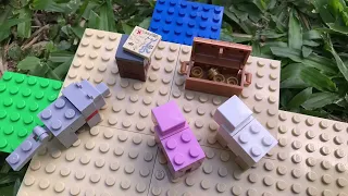 Lego Minecraft Sheep Beach Trip 2 (stop motion)