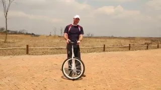 How to free mount a unicycle.