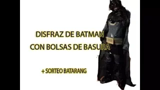 DISFRAZ BATMAN sorteo batarang