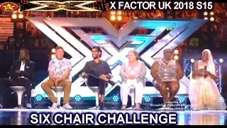 1st Six Chairs Overs Yearwood Monarch Uoato Faye Burgandy Angel Six Chair Challenge X Factor UK 2018