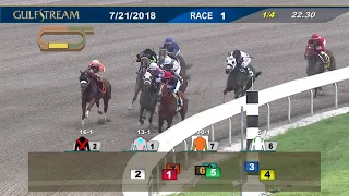 Gulfstream Park Carrera 1 - 21 de Julio 2018